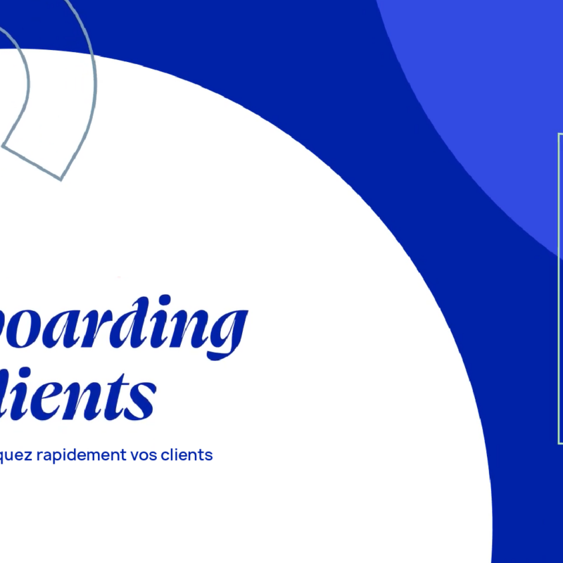 visuel onboarding clients